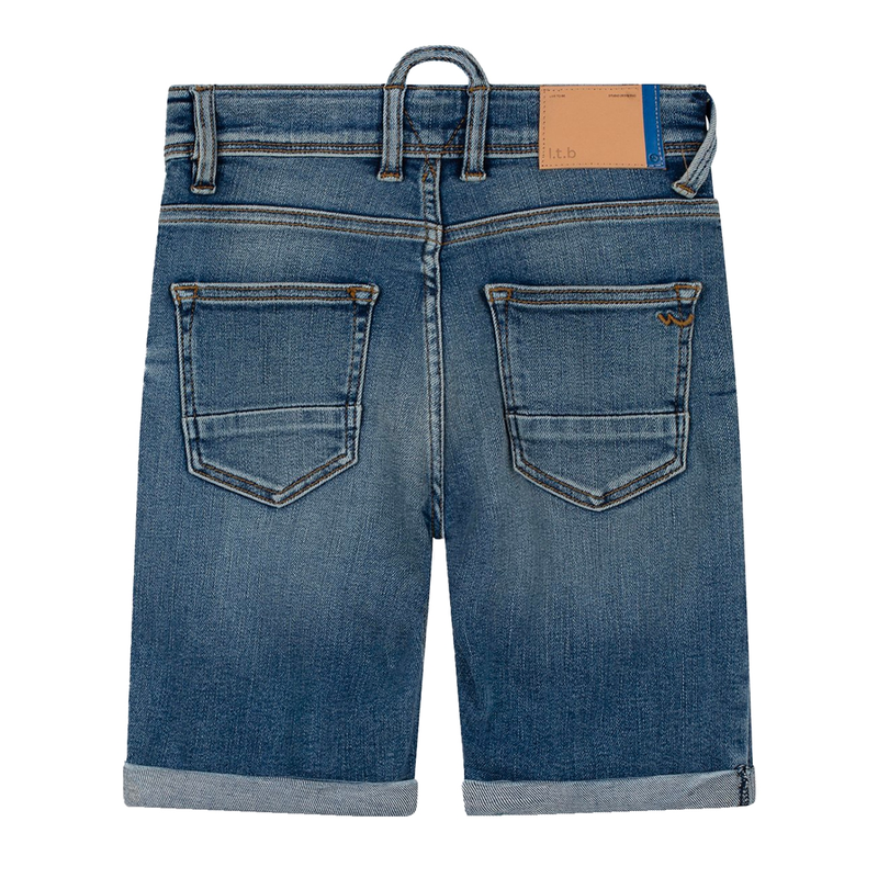 Jongens Short Lance B-Maritta wash LTB MID BLUE DENIM