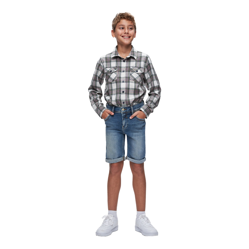 Jongens Short Lance B-Maritta wash LTB MID BLUE DENIM