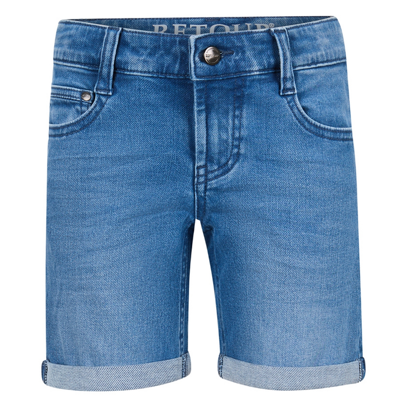 Jongens Short Loek Regular Jog Retour LIGHT BLUE DENIM
