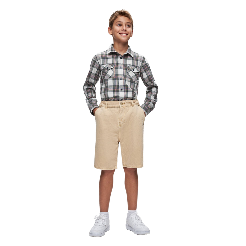 Jongens Short Veron B-Curry wash LTB BEIGE