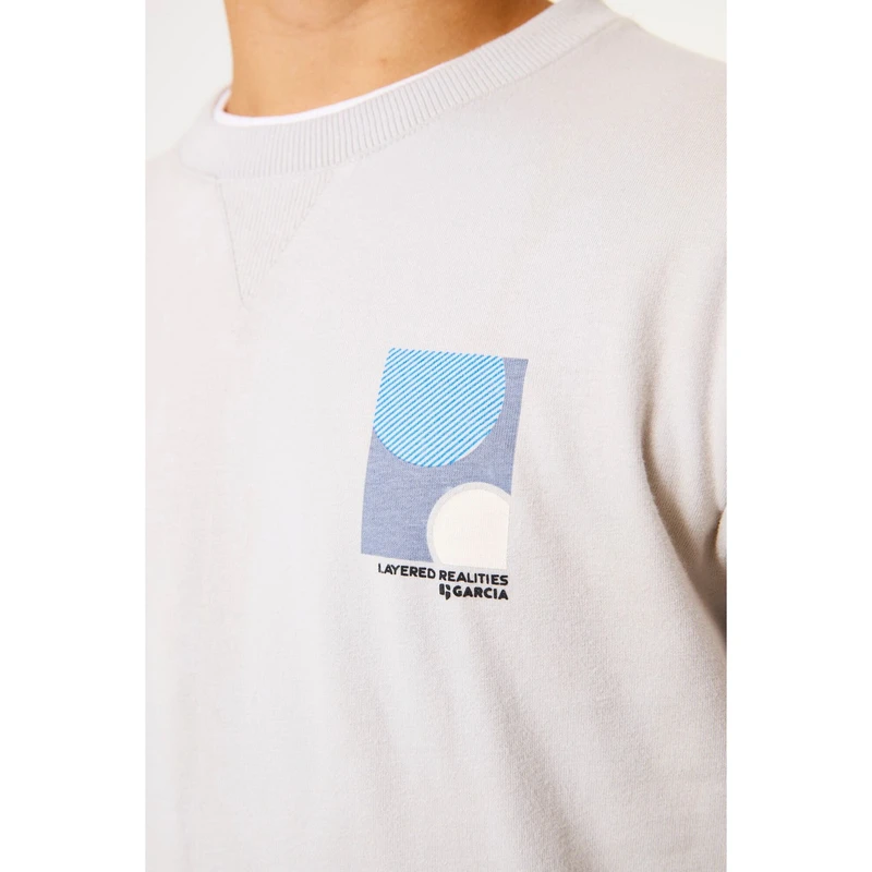 Jongens T-shirt A53606 Garcia ANTRACIET