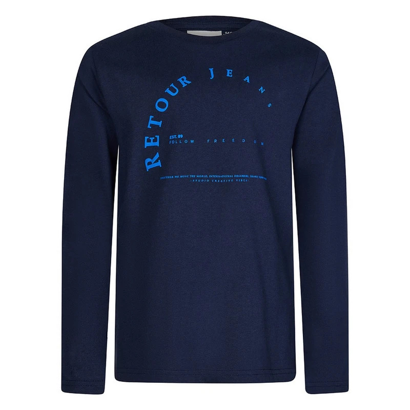 Jongens T-shirt Abel Retour NAVY