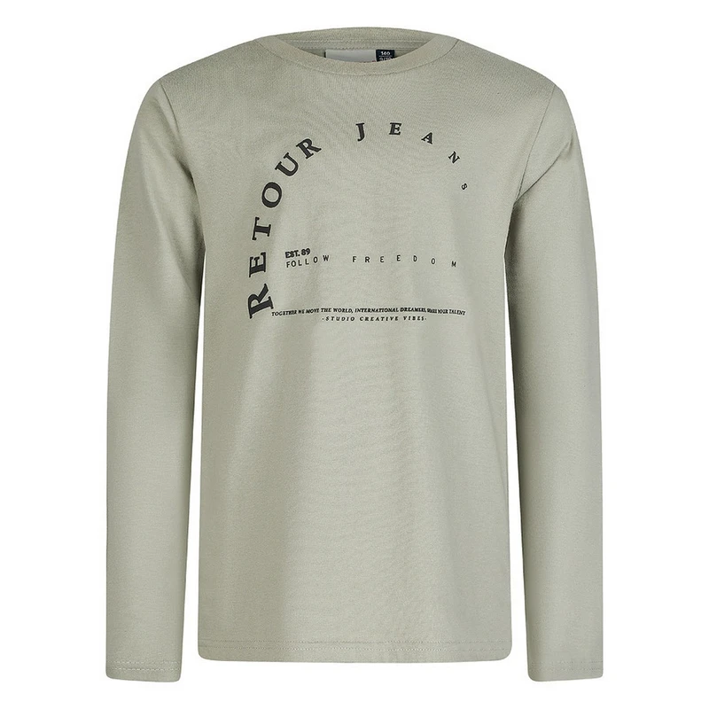 Jongens T-shirt Abel Retour GROEN