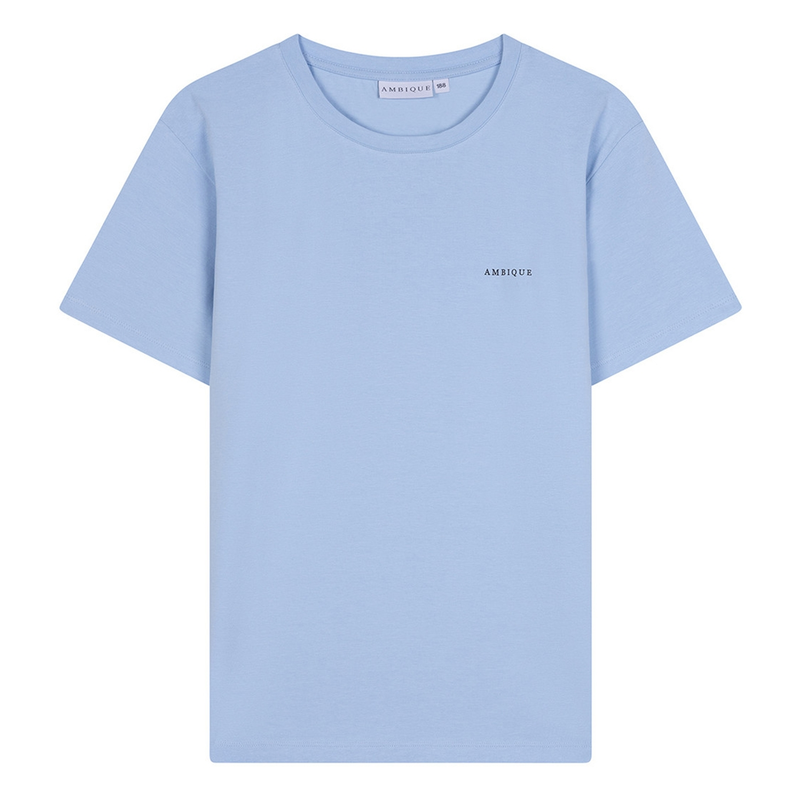 Jongens T-shirt AMK 1000 Justin Ambique BLEU