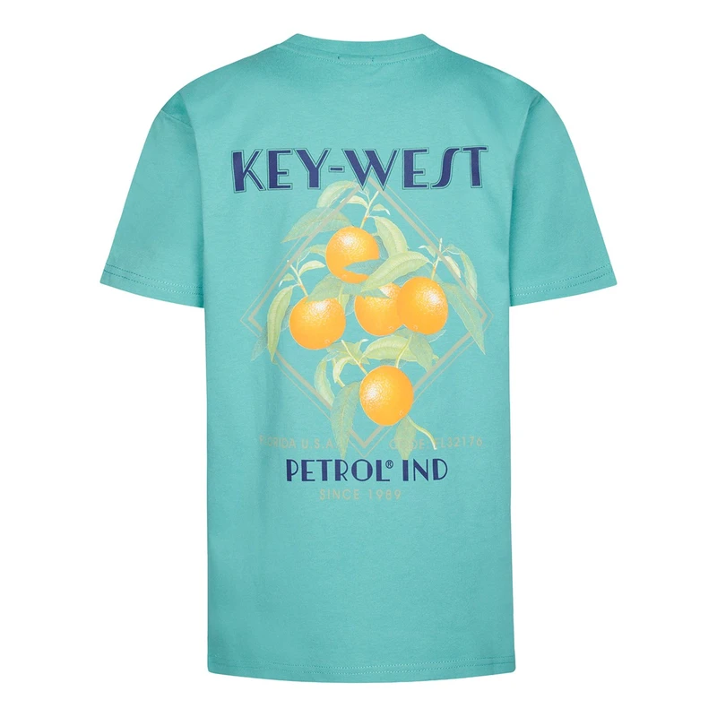 Jongens T-shirt B-1050-TSR649 Petrol GROEN