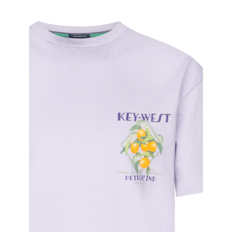 Jongens T-shirt B-1050-TSR649 Petrol LILA