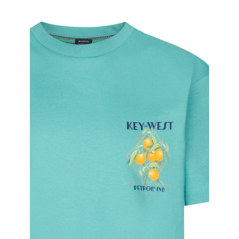 Jongens T-shirt B-1050-TSR649 Petrol GROEN