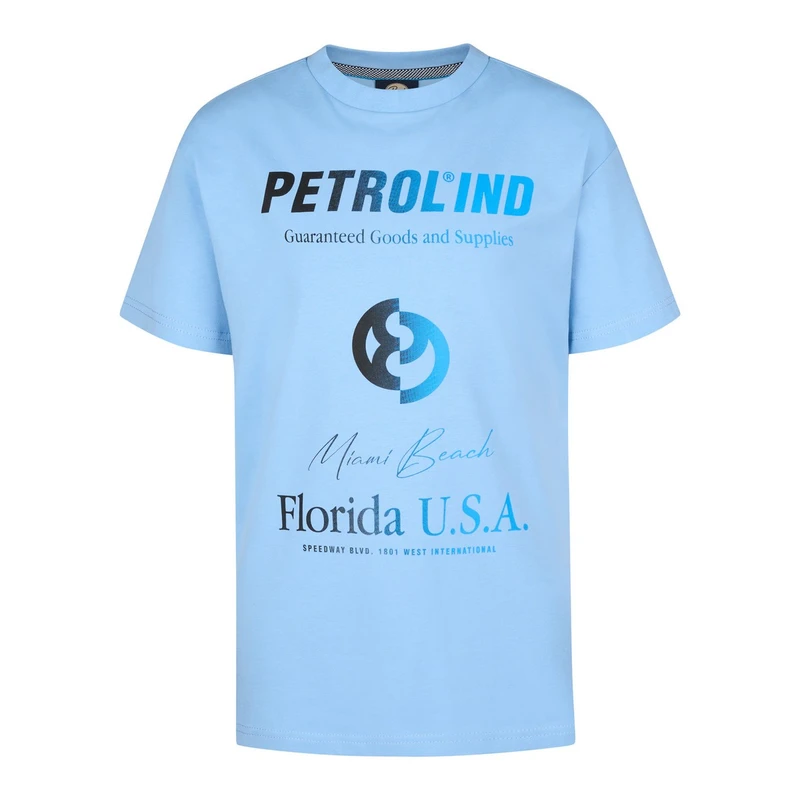 Jongens T-shirt B-1050-TSR678 Petrol BLEU