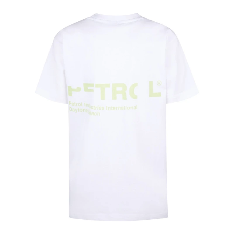 Jongens T-shirt B-1050-TSR683 Petrol Wit