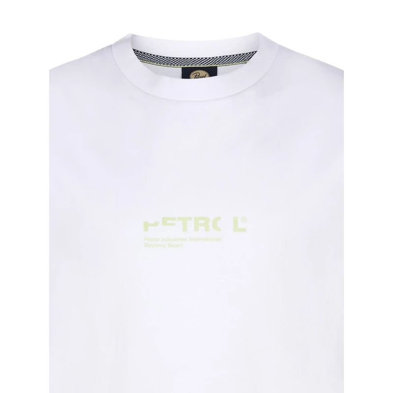 Jongens T-shirt B-1050-TSR683 Petrol Wit