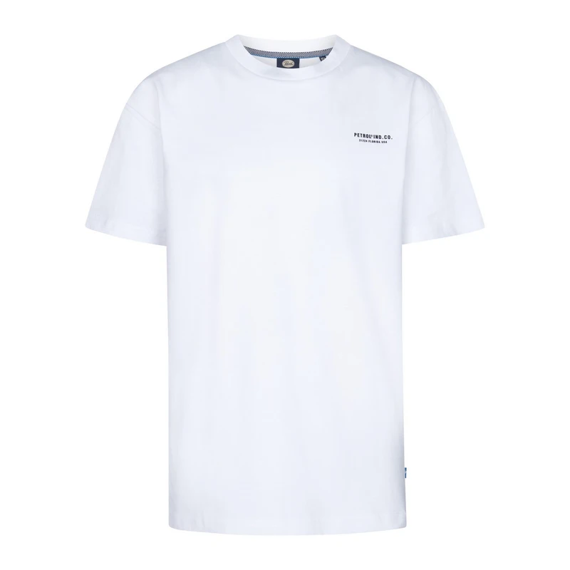 Jongens T-shirt B-1050-TSR693 Petrol Wit