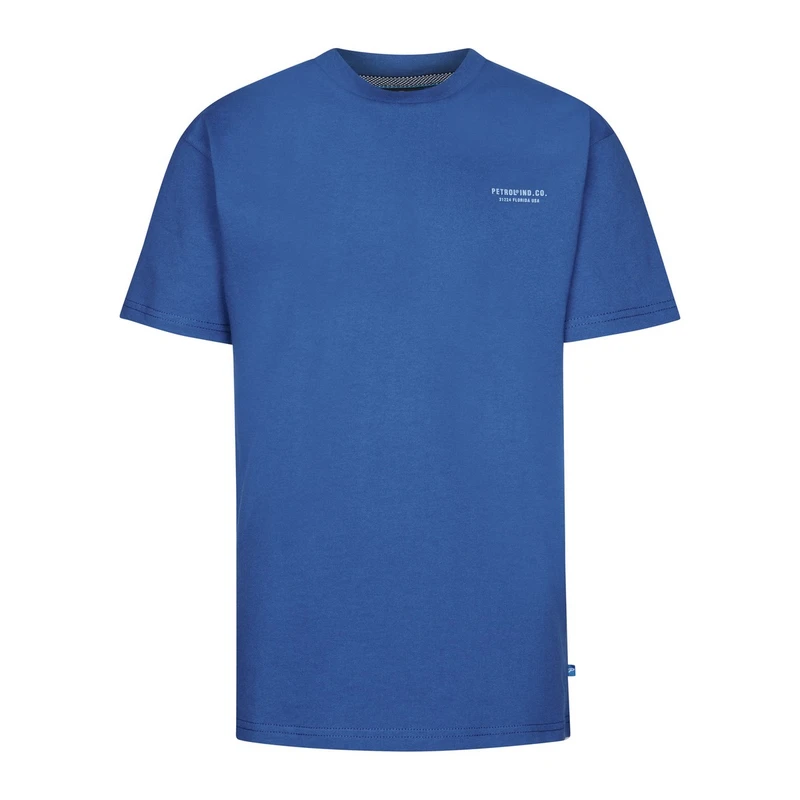 Jongens T-shirt B-1050-TSR693 Petrol MIDDEN BLAUW