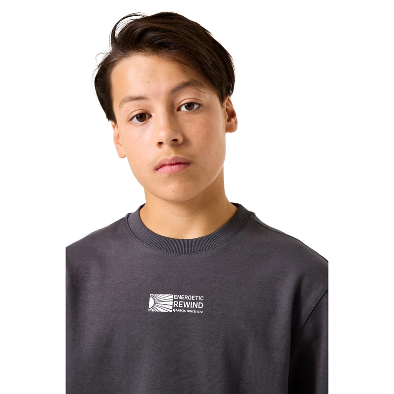 Jongens T-shirt C53604 Garcia ANTRACIET