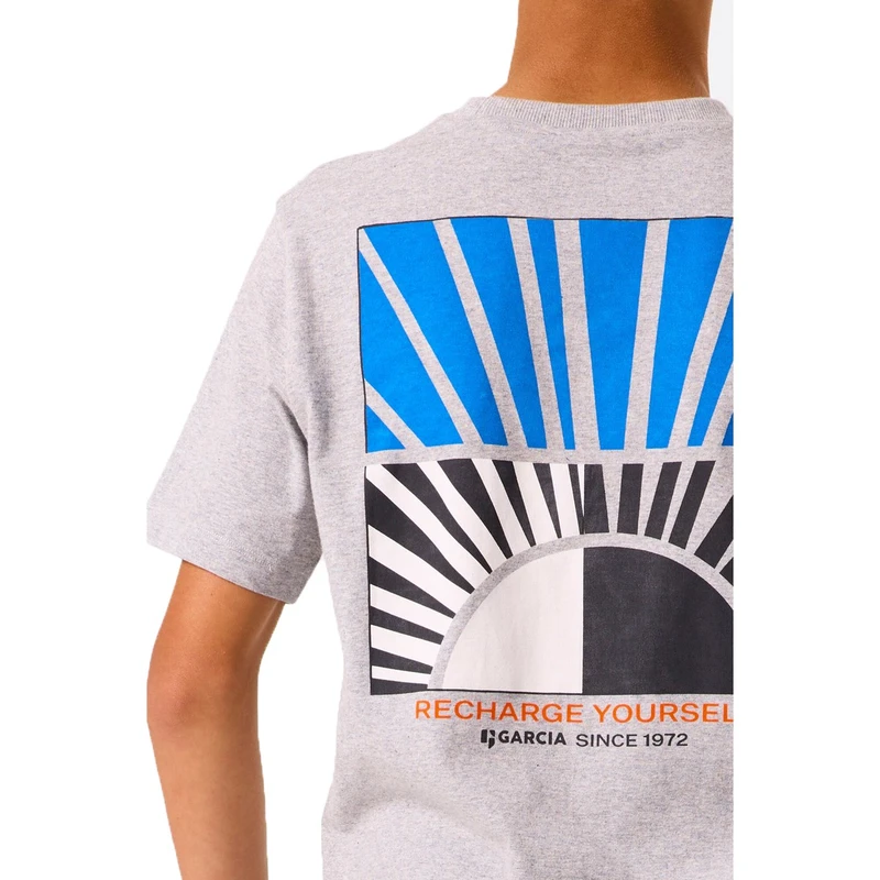 Jongens T-shirt C53605 Garcia LICHT GRIJS