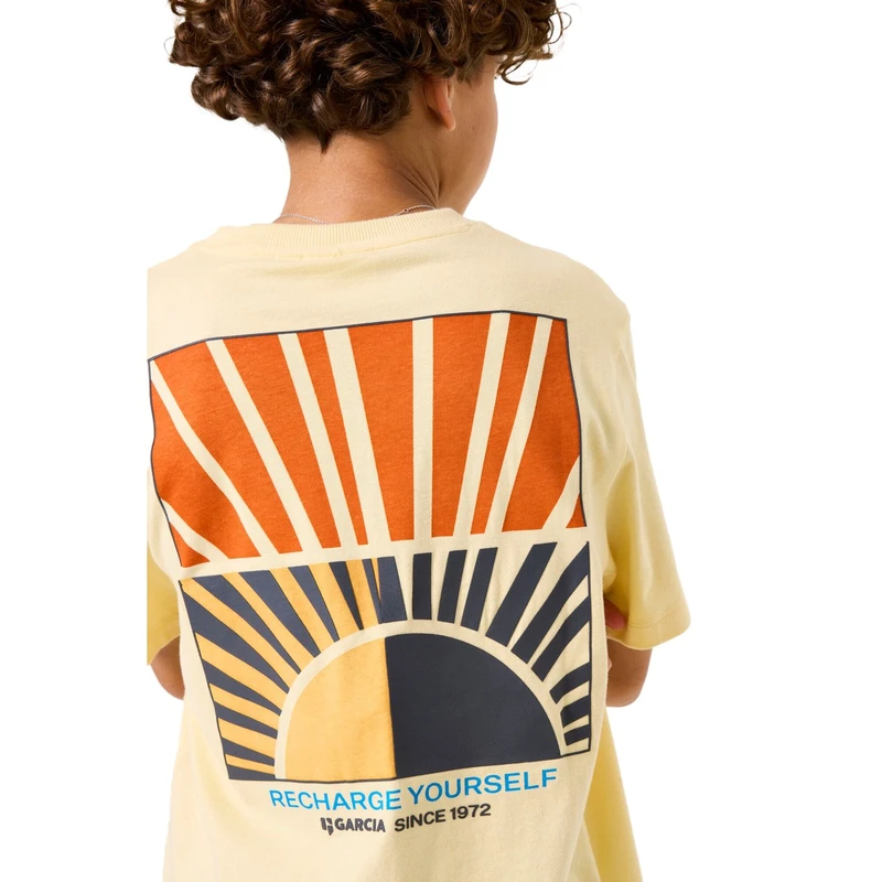Jongens T-shirt C53605 Garcia BEIGE