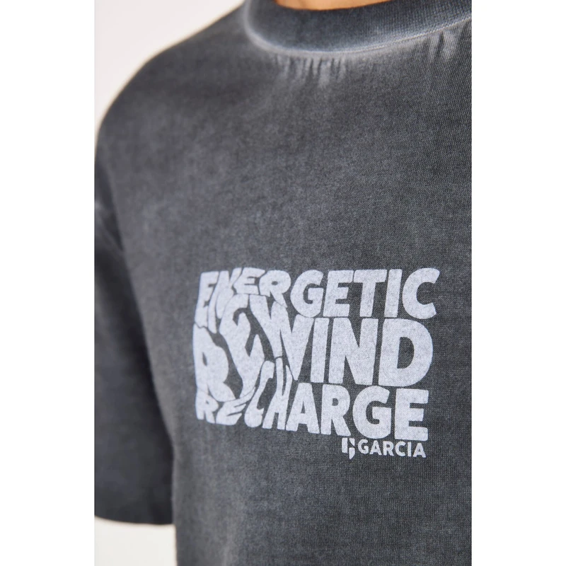 Jongens T-shirt C53606 Garcia ANTRACIET