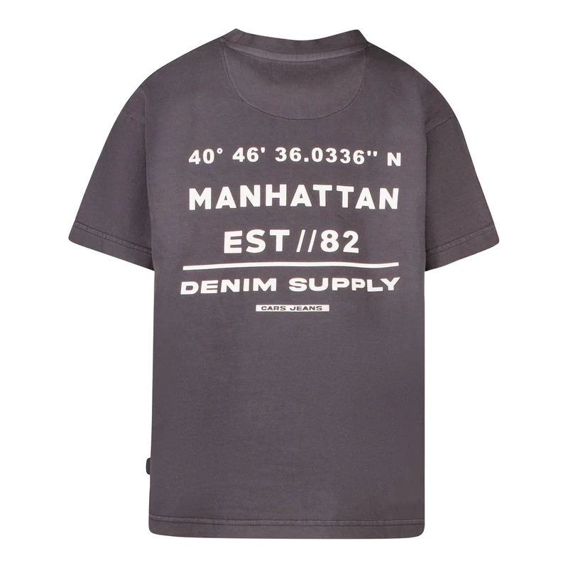 Jongens T-shirt Central 84685 Cars ANTRACIET