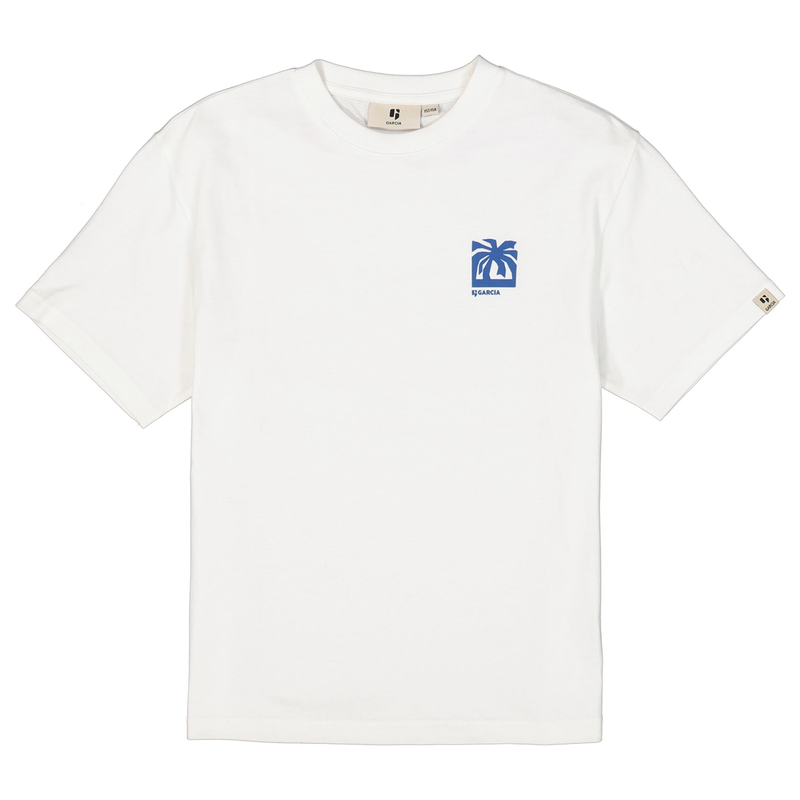Jongens T-shirt D53402 Garcia OFF-WHITE