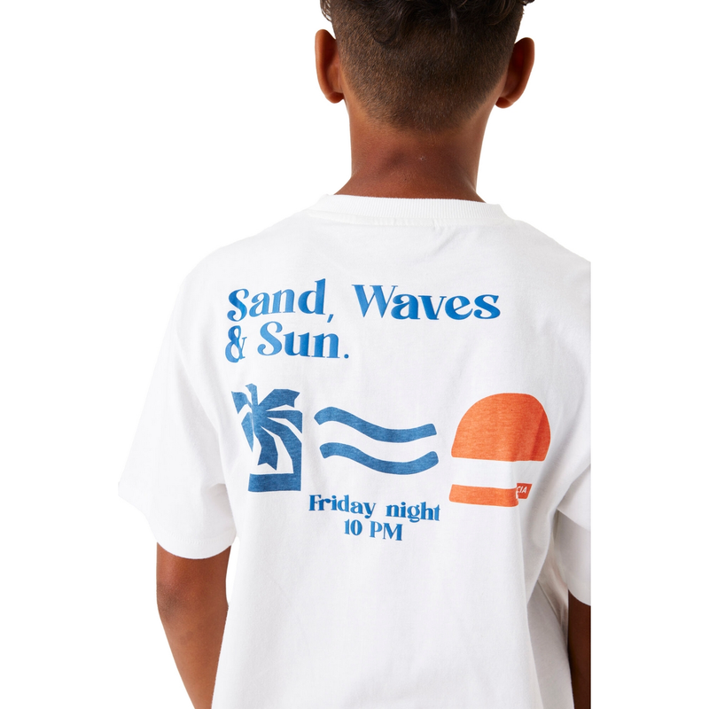 Jongens T-shirt D53402 Garcia OFF-WHITE