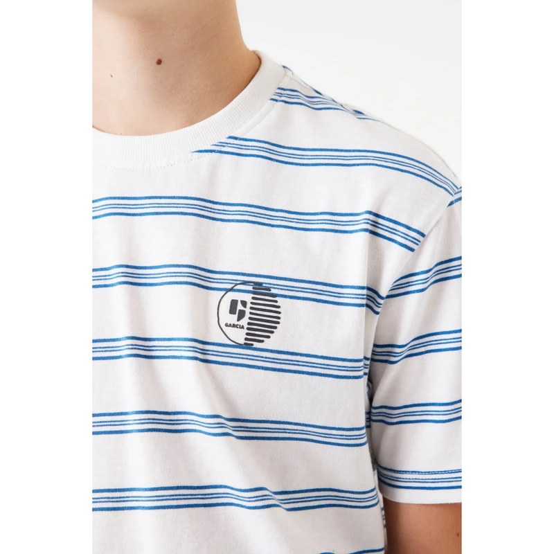Jongens T-shirt D53405 Garcia OFF-WHITE