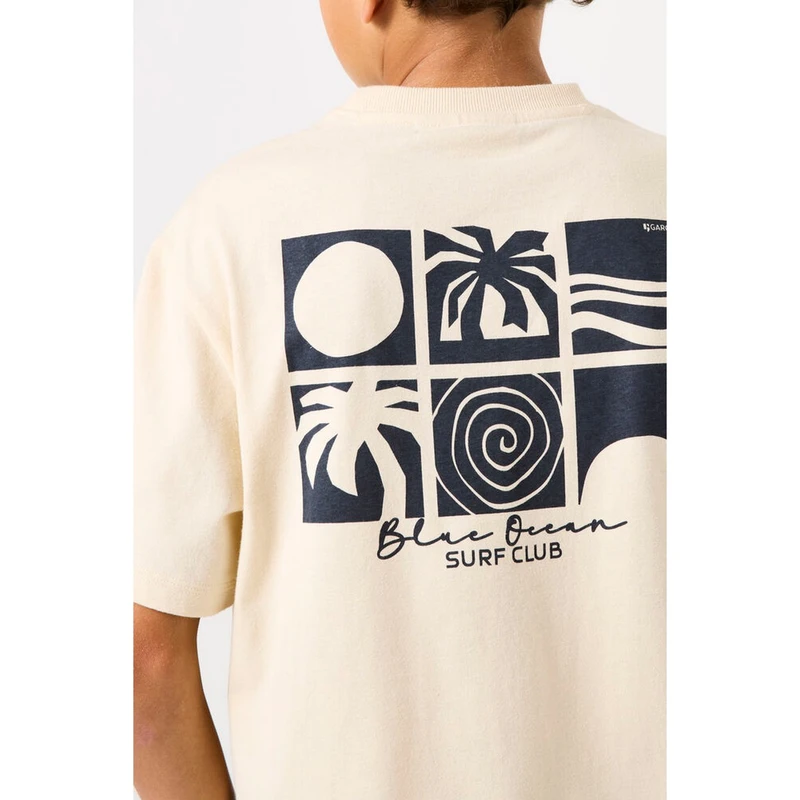 Jongens T-shirt D53406 Garcia OFF-WHITE