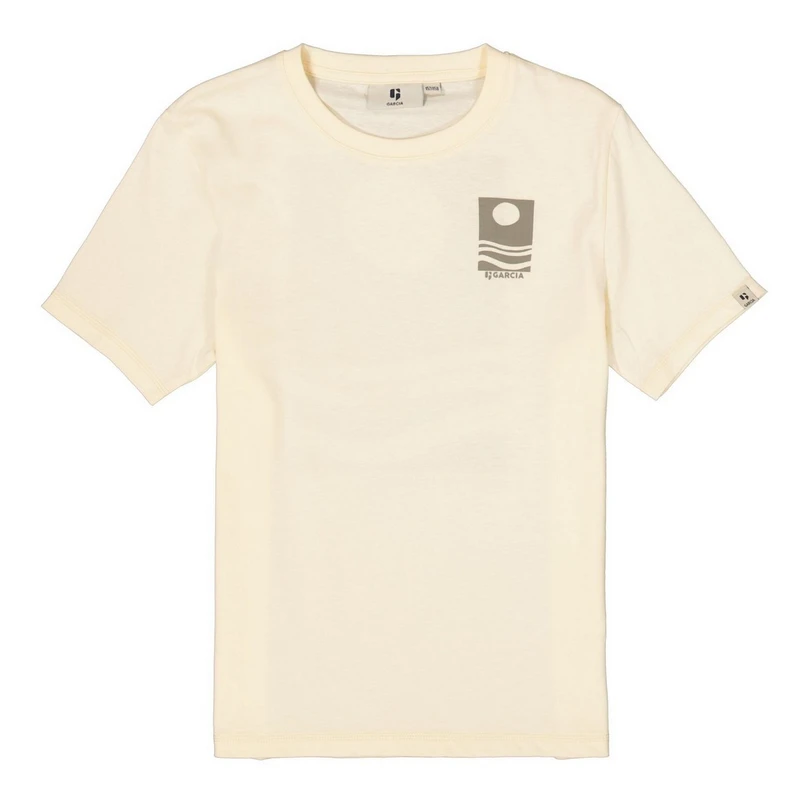 Jongens T-shirt D53407 Garcia OFF-WHITE