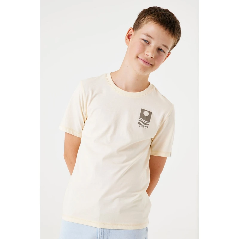 Jongens T-shirt D53407 Garcia OFF-WHITE