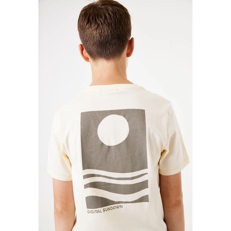 Jongens T-shirt D53407 Garcia OFF-WHITE