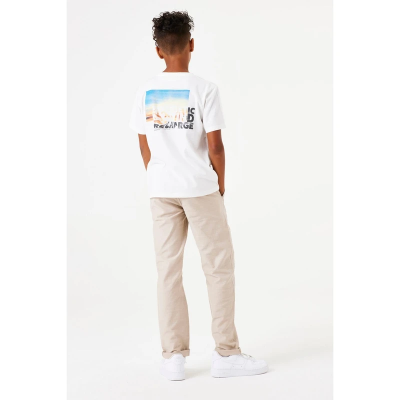 Jongens T-shirt D53408 Garcia OFF-WHITE