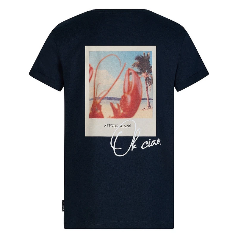 Jongens T-shirt Damon Retour NAVY