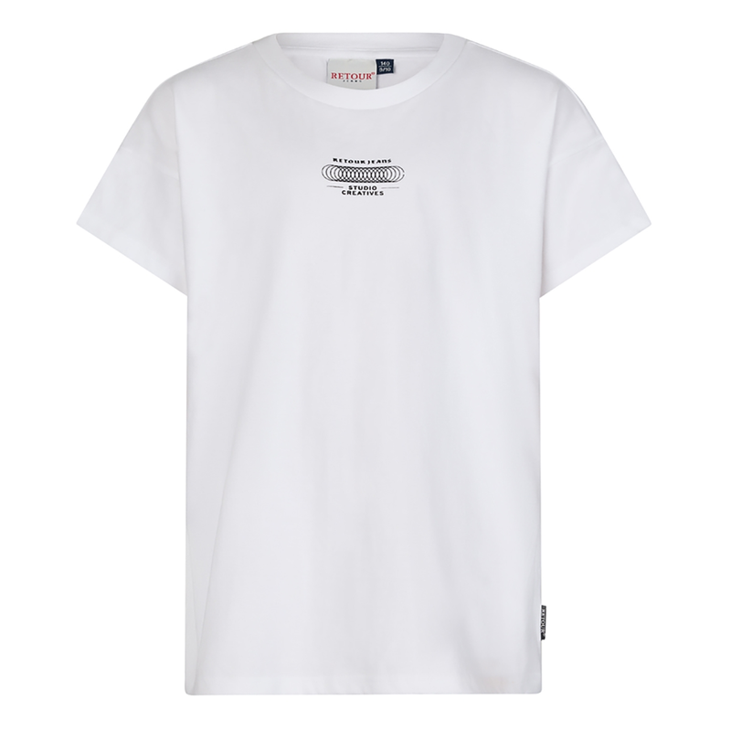 Jongens T-shirt Davis Retour Wit