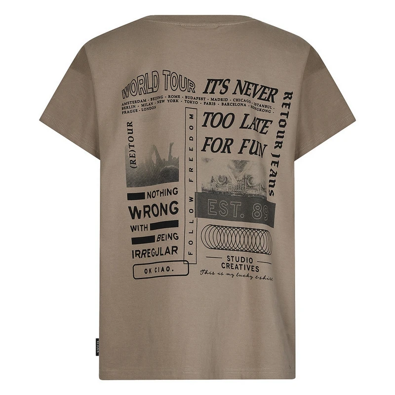 Jongens T-shirt Davis Retour CAMEL