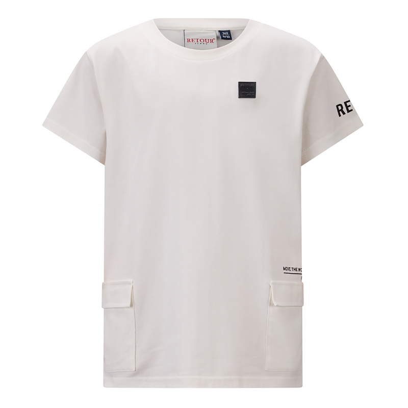Jongens T-shirt Delvin Retour OFF-WHITE