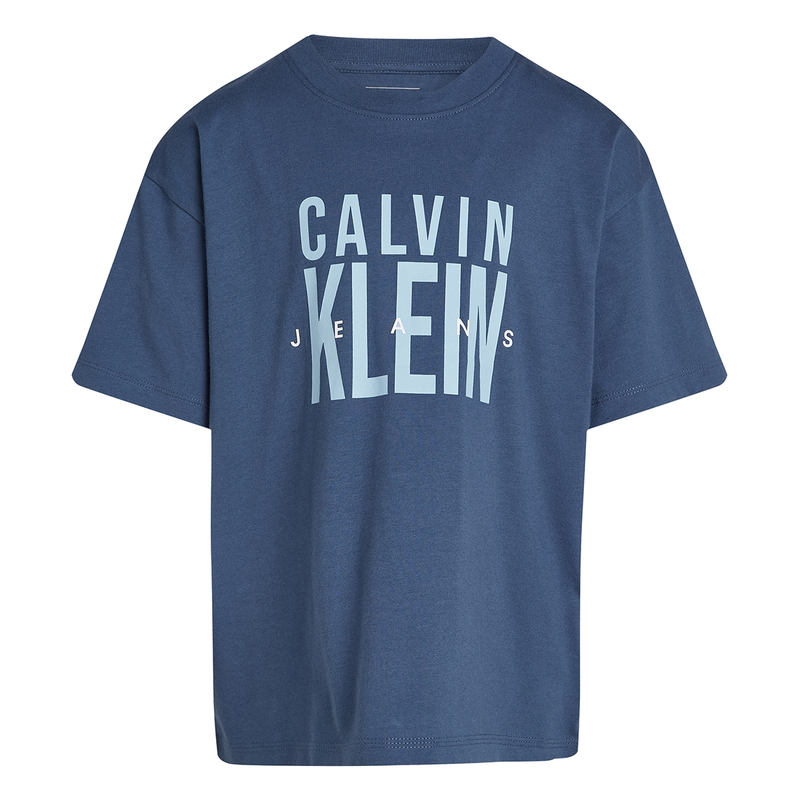 Jongens T-shirt IB0IB02448C8J Calvin Klein Jeans BLEU
