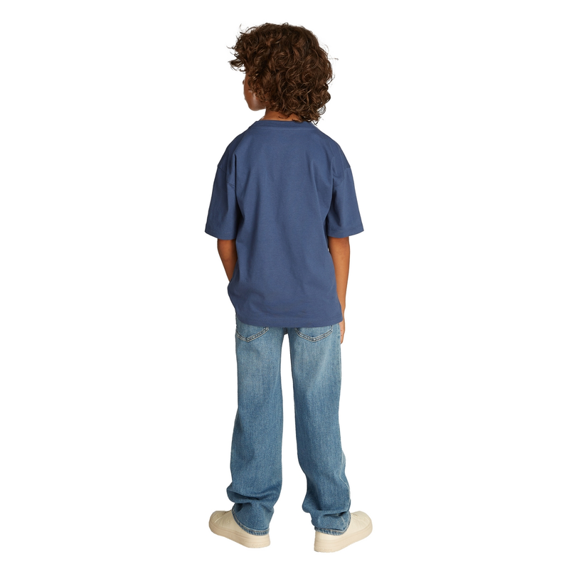 Jongens T-shirt IB0IB02448C8J Calvin Klein Jeans BLEU