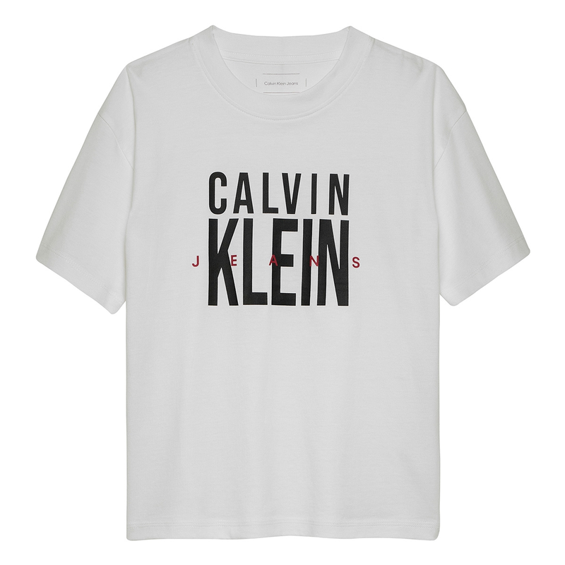 Jongens T-shirt IB0IB02448YAF Calvin Klein Jeans Wit