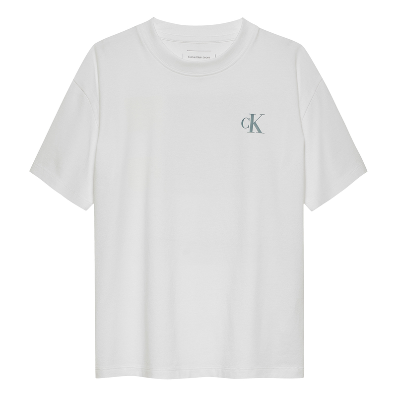 Jongens T-shirt IB0IB02449 YAF Calvin Klein Jeans Wit