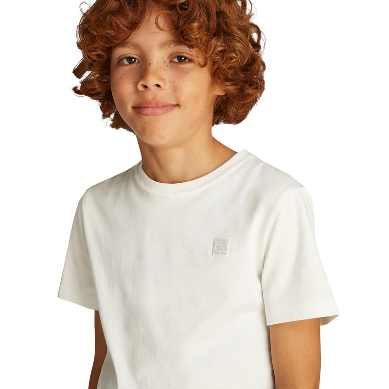 Jongens T-shirt IB0IB02451YAF Calvin Klein Jeans Wit