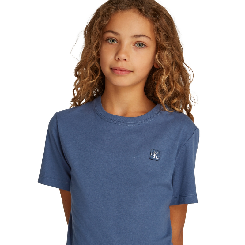 Jongens T-shirt IU0IU00543C8J Calvin Klein Jeans BLEU