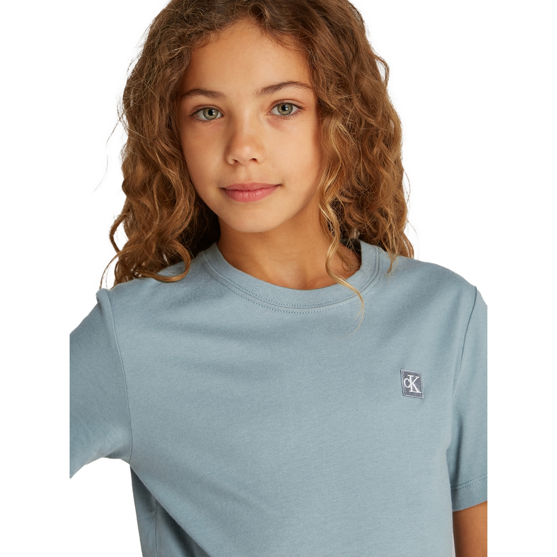 Jongens T-shirt IU0IU00543CKM Calvin Klein Jeans PETROL