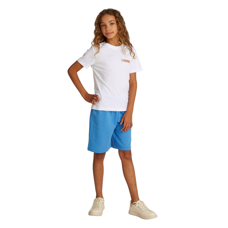 Jongens T-shirt IU0IU00543YAS Calvin Klein Jeans Wit