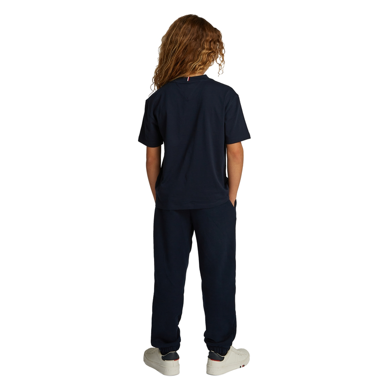 Jongens T-shirt KB0KB09646C1G Tee Tommy Hilfiger NAVY