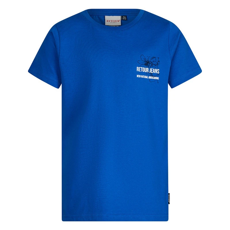 Jongens T-shirt Nathan Retour ROYAL BLUE