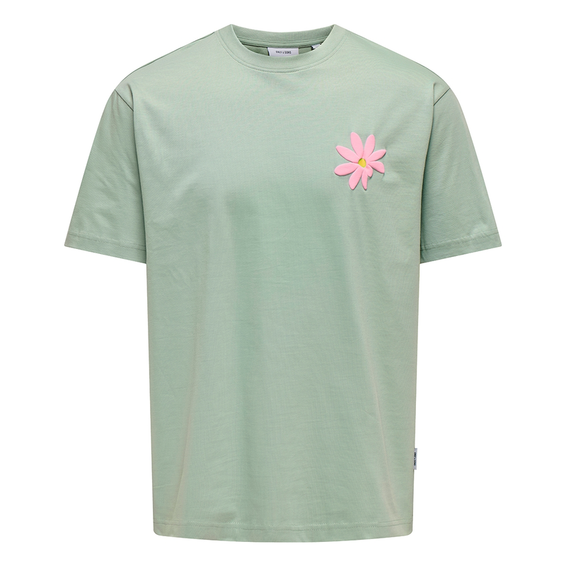 Jongens T-shirt OSJFLORA Only GROEN