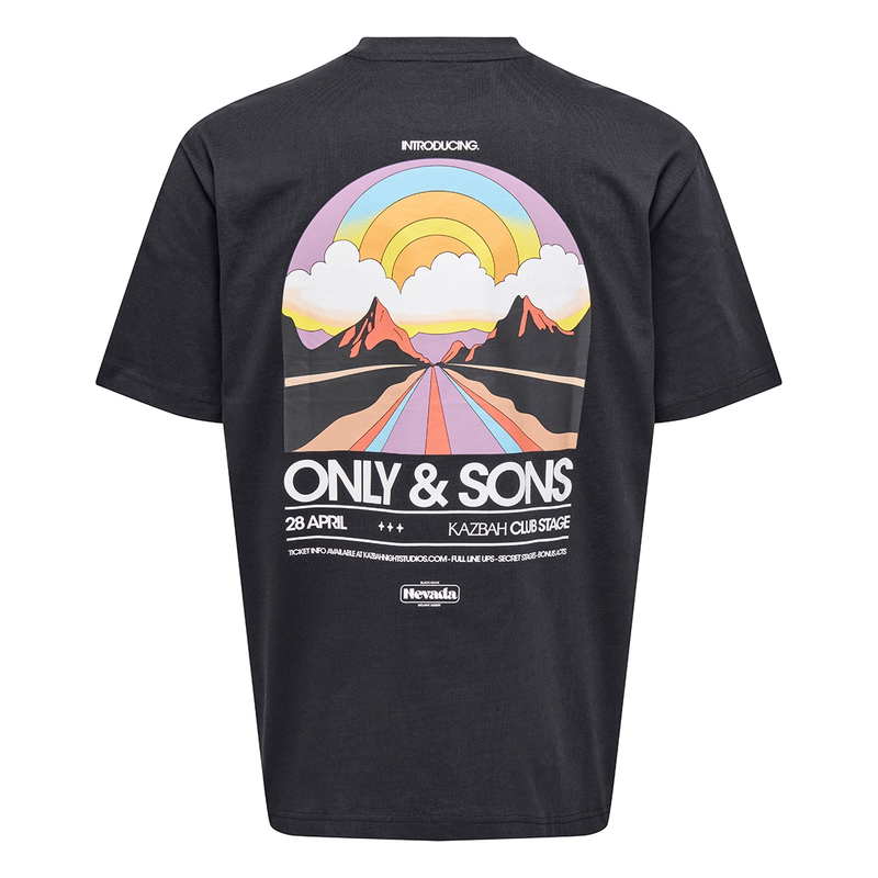 Jongens T-shirt OSJKAZBAH Only ZWART