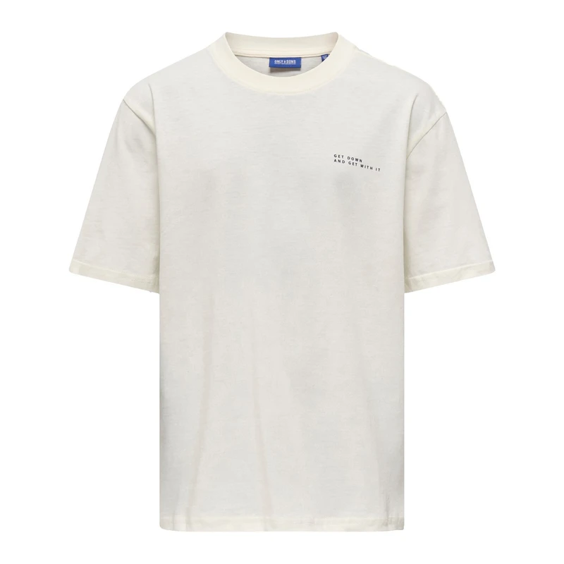 Jongens T-shirt OSJSUMMERLIFE Only BEIGE