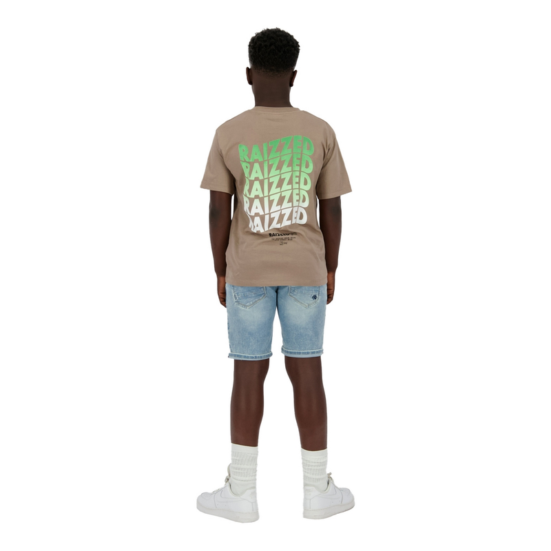 Jongens T-shirt R1235KBN30015 Haw Raizzed DONKER BRUIN