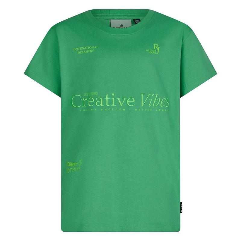 Jongens T-shirt Randy Retour GROEN