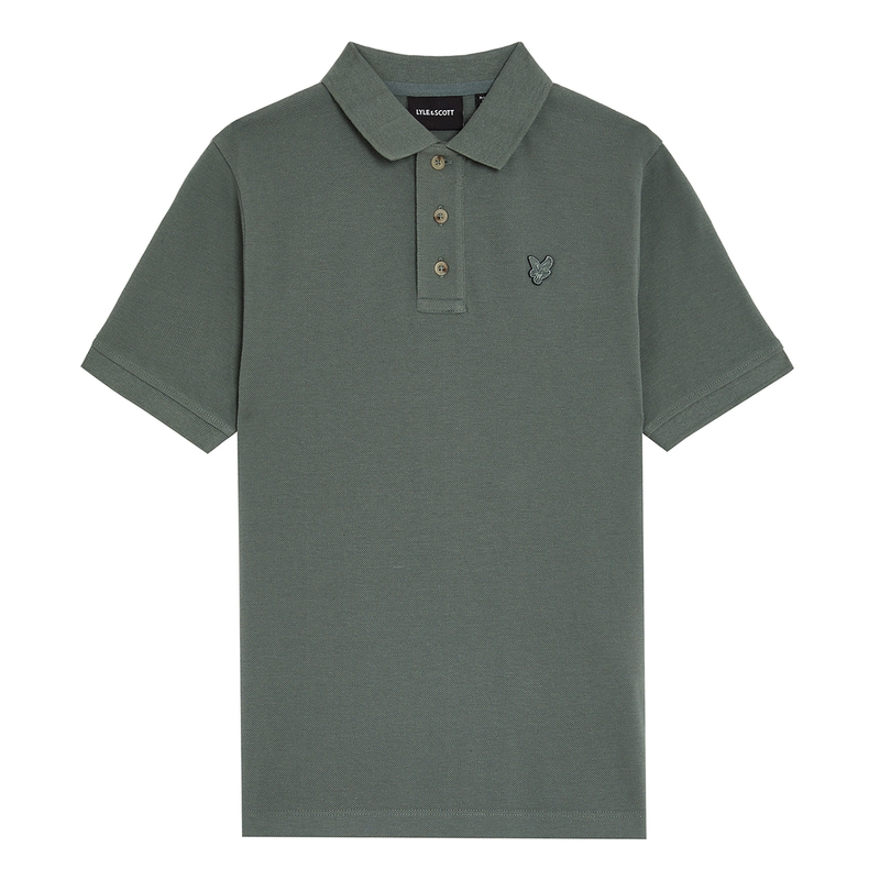 Jongens T-shirt SPB2204V polo Lyle and Scott GROEN