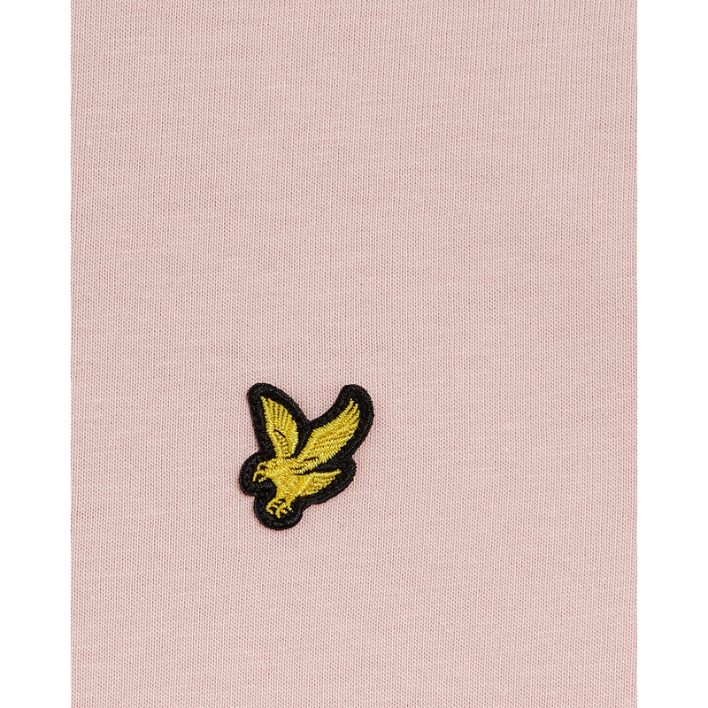 Jongens T-shirt TSB2000V plain shirt Lyle and Scott ROZE